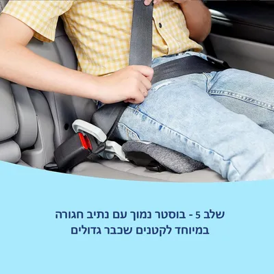 4Ever DLX Grad 5in1 Slim כסא בטיחות 5ב1 במהדורה צרה מלידה עד 54 קג