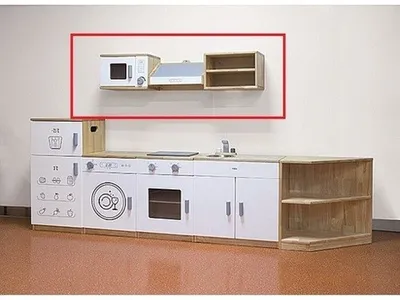 סט אביזרי מטבח הכולל מיקרוגל מדף ושואב אדים לבן ויגה VIGA