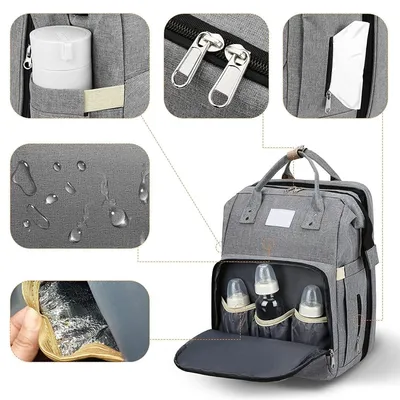 תיק החתלה נפתח לעריסה 2ב1 HD18 בייבי מישל