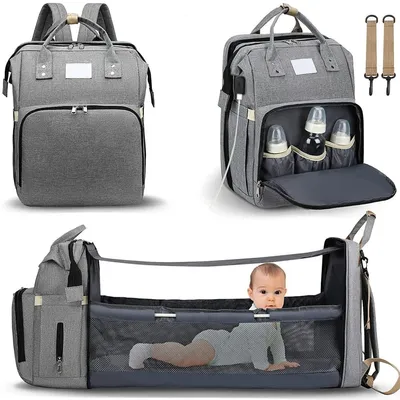 תיק החתלה נפתח לעריסה 2ב1 HD18 בייבי מישל