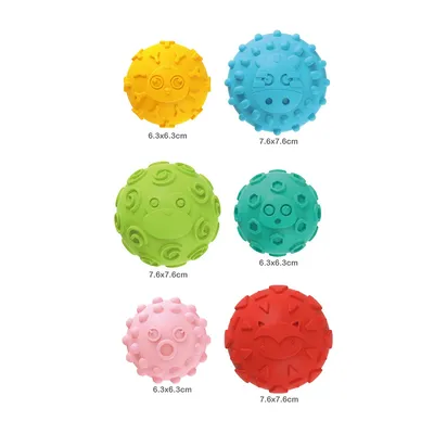 סט כדורי חישה האנגר 6 יח’ – Huanger Texture Ball 6 pcs