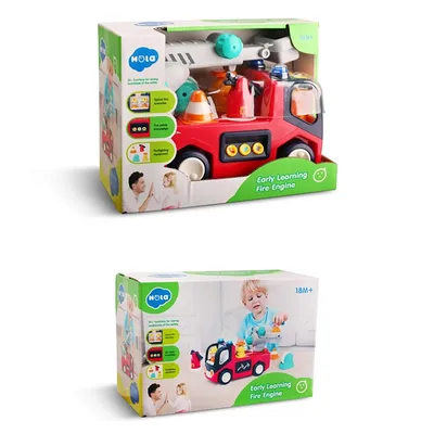 הכבאית הראשונה שלי הולה טויס – Hola Toys Early Learning Fire Engine