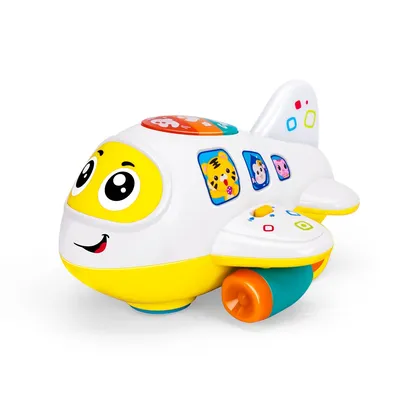 מטוס צעצוע ולמידה הולה טויס – Hola Toys Bump ‘n Go Learning Plane
