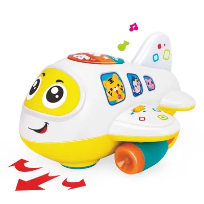 מטוס צעצוע ולמידה הולה טויס – Hola Toys Bump ‘n Go Learning Plane