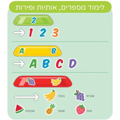 צעצוע מגדל טבעות מתנדנד בצורת חד קרן