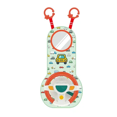 פעלולון הגה עם מראה לרכב האנגר – Huanger Vehicle Mounted Steering Wheel