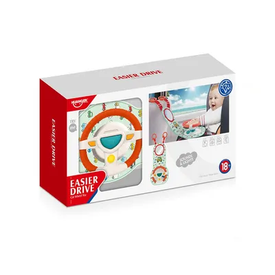 פעלולון הגה עם מראה לרכב האנגר – Huanger Vehicle Mounted Steering Wheel