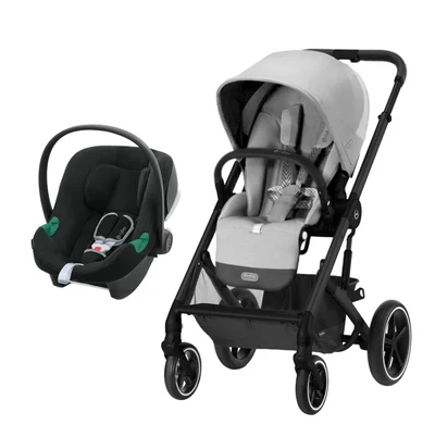 עגלת תינוק משולבת - טיולון ועריסה Balios S4 TS עם סל-קל Aton B2
