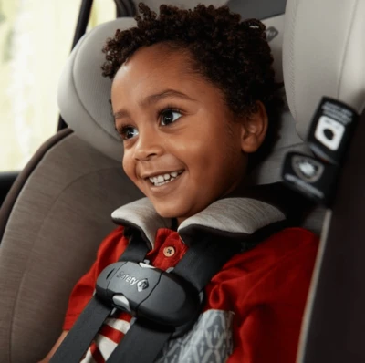 כסא בטיחות 4 ב 1 Everslim DLX אפור ג'ינס High Street