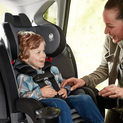 כסא בטיחות 4 ב 1 Everslim DLX אפור ג'ינס High Street