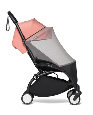 עגלת YOYO² עם שלדה לבנה/שחורה + סל שכיבה + טיולון