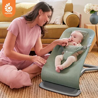 טרמפולינת evolve – ירוק פסטל מבד רשת מבית ארגו בייבי