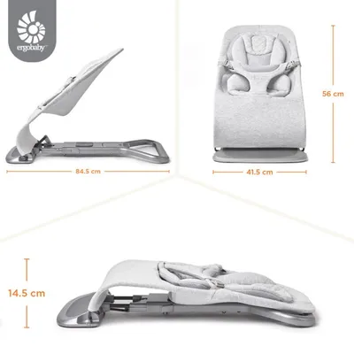 טרמפולינת evolve – אפור כהה מבית ארגו בייבי