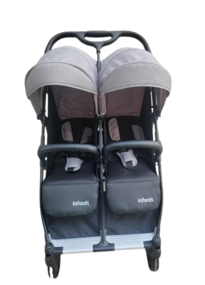 עגלות תאומים צרה במיוחד מיניאטור אינפנטי