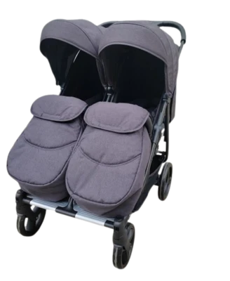 עגלות תאומים צרה במיוחד מיניאטור אינפנטי