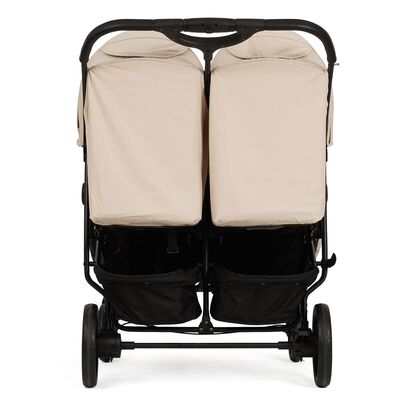 עגלת תאומים טוויגי טווין פיקס צבע שמנת – ™Twigy Twin Peaks