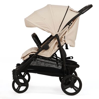 עגלת תאומים טוויגי טווין פיקס צבע שמנת – ™Twigy Twin Peaks