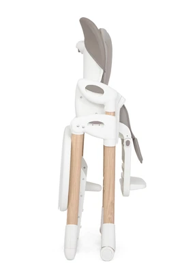 כסא אוכל לתינוק מתכוונן 2ב1 בעל מסגרת עץ Mimzy Recline Wood