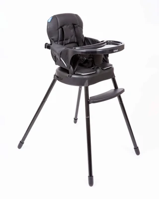 כסא אוכל גב קבוע בעל ריפוד דמוי עור קריספי