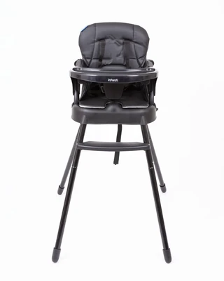 כסא אוכל גב קבוע בעל ריפוד דמוי עור קריספי