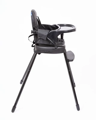 כסא אוכל גב קבוע בעל ריפוד דמוי עור קריספי