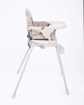 כסא אוכל גב קבוע בעל ריפוד דמוי עור קריספי