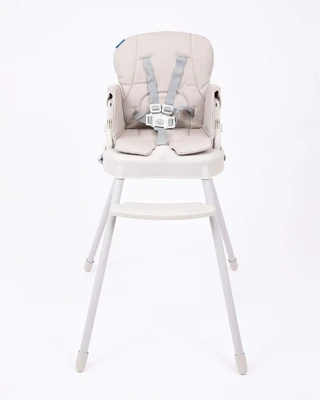 כסא אוכל גב קבוע בעל ריפוד דמוי עור קריספי