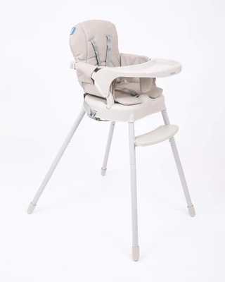 כסא אוכל גב קבוע בעל ריפוד דמוי עור קריספי