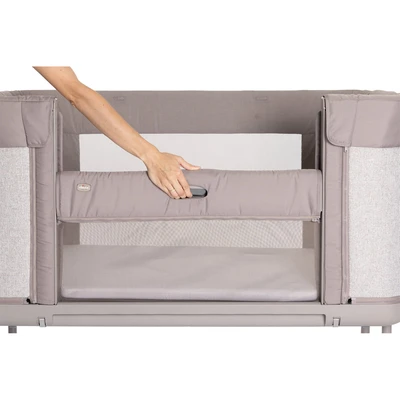 עריסה  מיטת מעבר צ’יקו נקסט2מי פוראבר דגם Chicco Next2Me Forever – Ash