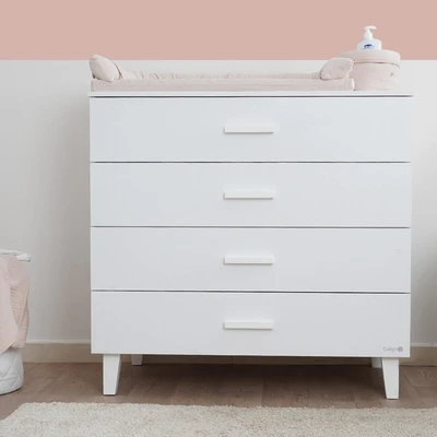 שידת אחסנה ריין לבן קלאסי – Rain™ Dresser Classic White 100 cm