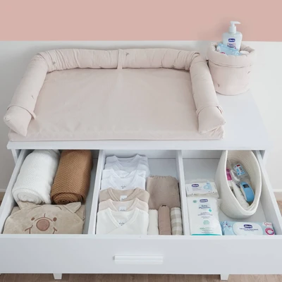 שידת אחסנה ריין לבן קלאסי – Rain™ Dresser Classic White 100 cm