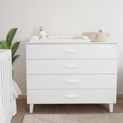 שידת אחסנה ראנצ’ לבן קלאסי – Ranch™ Dresser Classic White 120 cm