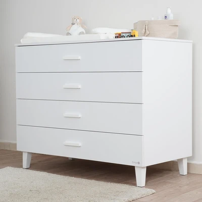 שידת אחסנה ראנצ’ לבן קלאסי – Ranch™ Dresser Classic White 120 cm