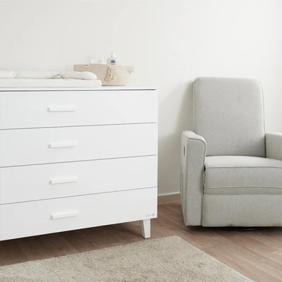 שידת אחסנה ראנצ’ לבן קלאסי – Ranch™ Dresser Classic White 120 cm