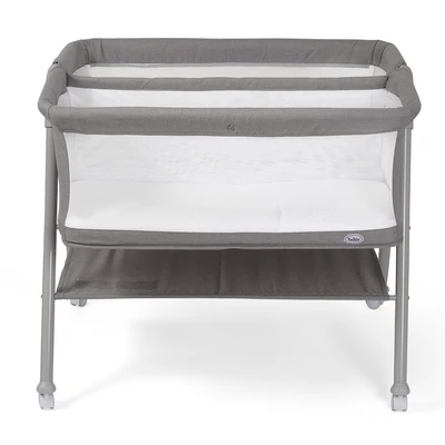 עריסת תאומים דאלאס דאבל אפור / מסגרת אפורה – Dallas Double Baby Crib Rocky