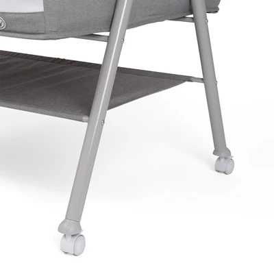 עריסת תאומים דאלאס דאבל אפור / מסגרת אפורה – Dallas Double Baby Crib Rocky