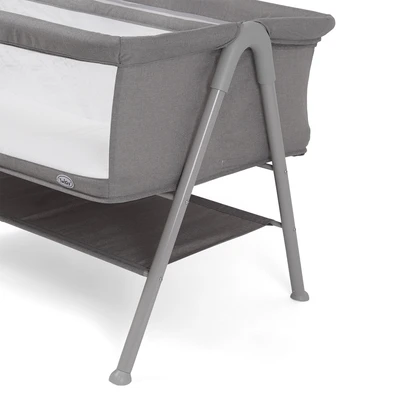עריסת תאומים דאלאס דאבל אפור / מסגרת אפורה – Dallas Double Baby Crib Rocky
