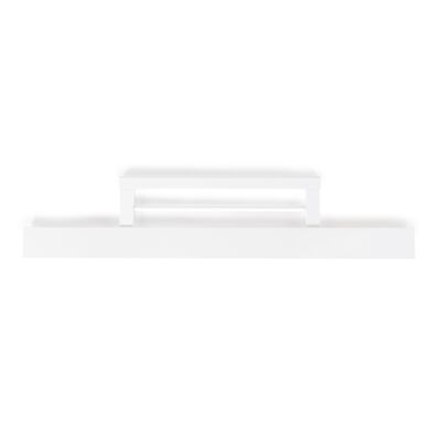 מעקה מעבר + ברים למיטת תינוק -רום ואדל – לבן