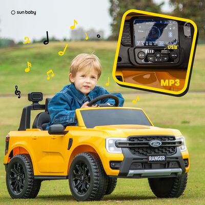 מכונית ממונעת 12V ריינג'ר- כולל שלט הורים