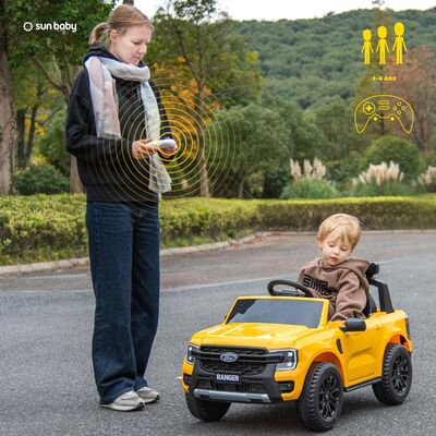 מכונית ממונעת 12V ריינג'ר- כולל שלט הורים