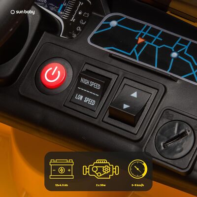 מכונית ממונעת 12V ריינג'ר- כולל שלט הורים