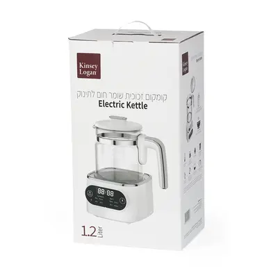 קומקום זכוכית שומר חום – Electric Kettle
