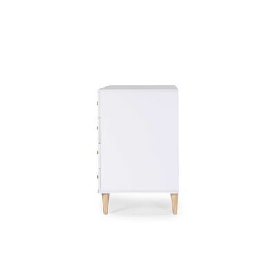 שידה לתינוק איימי לבן+טבעי