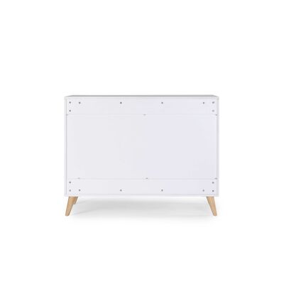 שידה לתינוק איימי לבן+טבעי