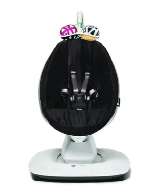 ממרו mamaroo מפוארת צבע שחור - דגם 5.0 נדנדה לתינוק בטכנולוגיה מתקדמת, אפשרות חיבור לבלוטוס, עם 5 תנועות נדנוד יחודיות. 4moms