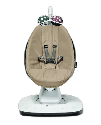 ממרו mamaroo מפוארת צבע שחור - דגם 5.0 נדנדה לתינוק בטכנולוגיה מתקדמת, אפשרות חיבור לבלוטוס, עם 5 תנועות נדנוד יחודיות. 4moms