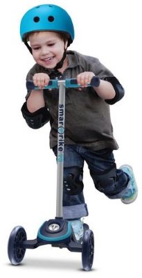 קורקינט דו-שלבי לילדים T3 בכחול סמארט טרייק