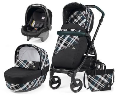 עגלה לתינוק בוק Tartan Luxe Elite Premium 2020 Peg perego