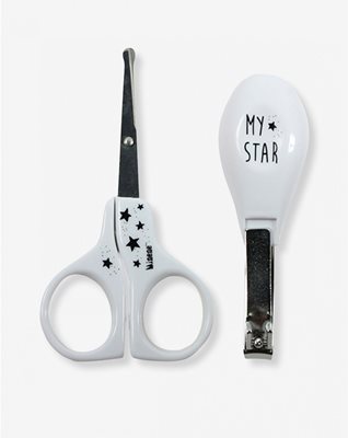 סט מספריים וקוצץ ציפורניים