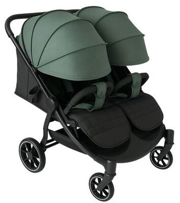 עגלת תאומים/אחים עם שכיבה מלאה מתאימה מגיל לידה בייבי מישל